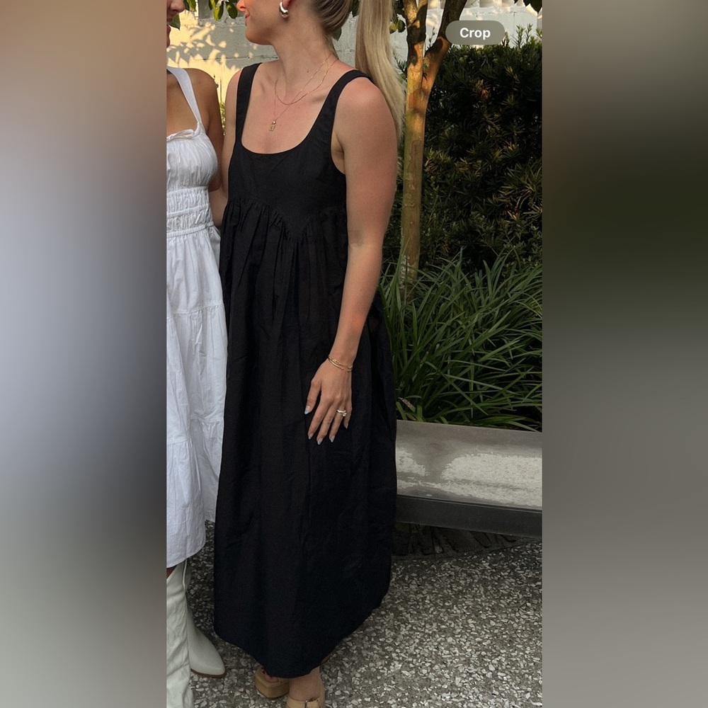 ASOS DESIGN square neck smock sundress